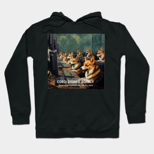 Corgi Disinformation Agency Hoodie